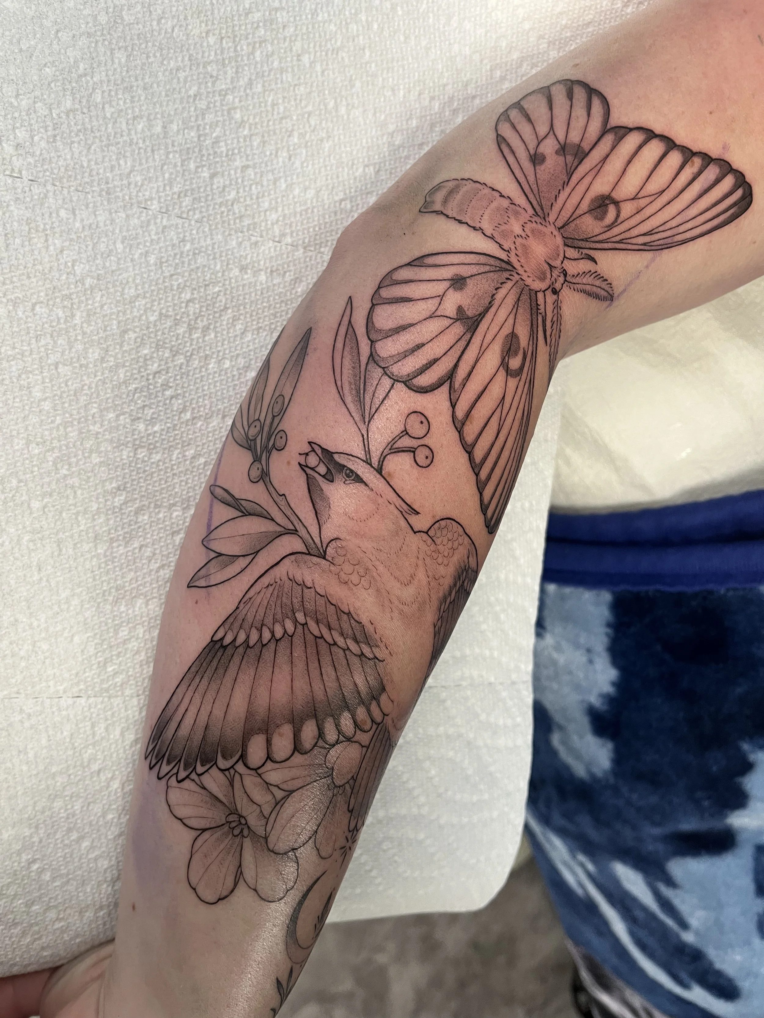Floral _ animal sleeve WIP.jpeg
