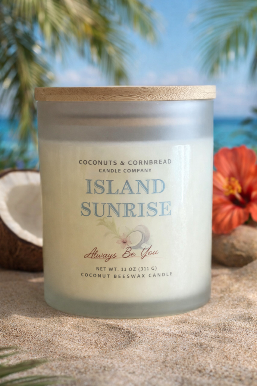 Island Sunrise - Tropical Scented Candle