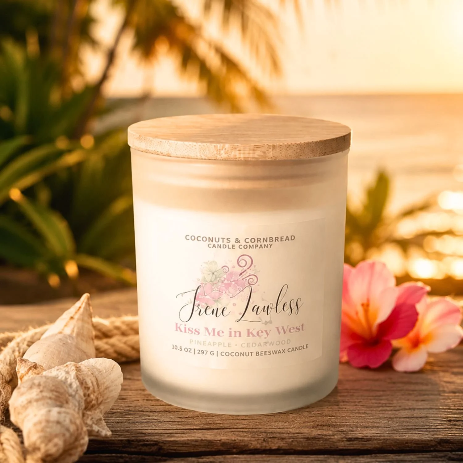 Kiss Me in Key West - Pineapple & Cedarwood Candle