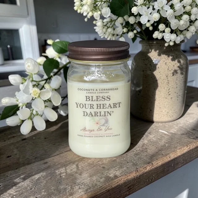 Bless Your Heart Darlin' | Honeysuckle & Jasmine Candle
