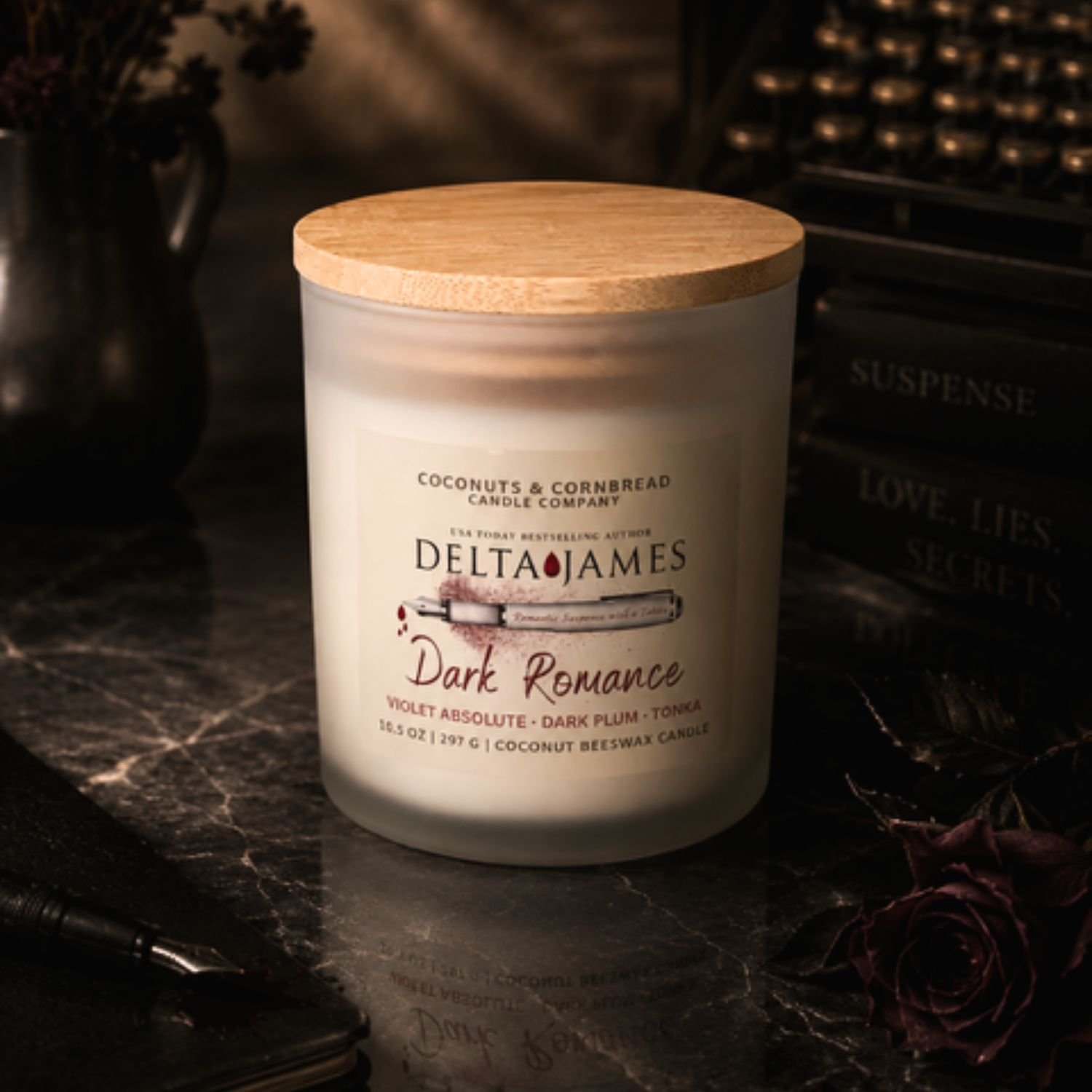 Dark Romance - Dark Plum & Tonka Candle
