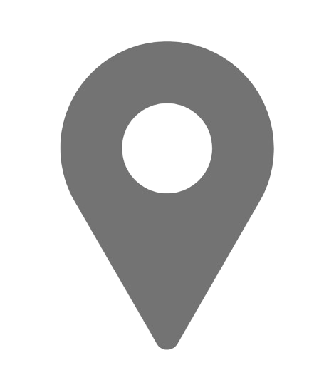 Generic location marker icon on a black background.