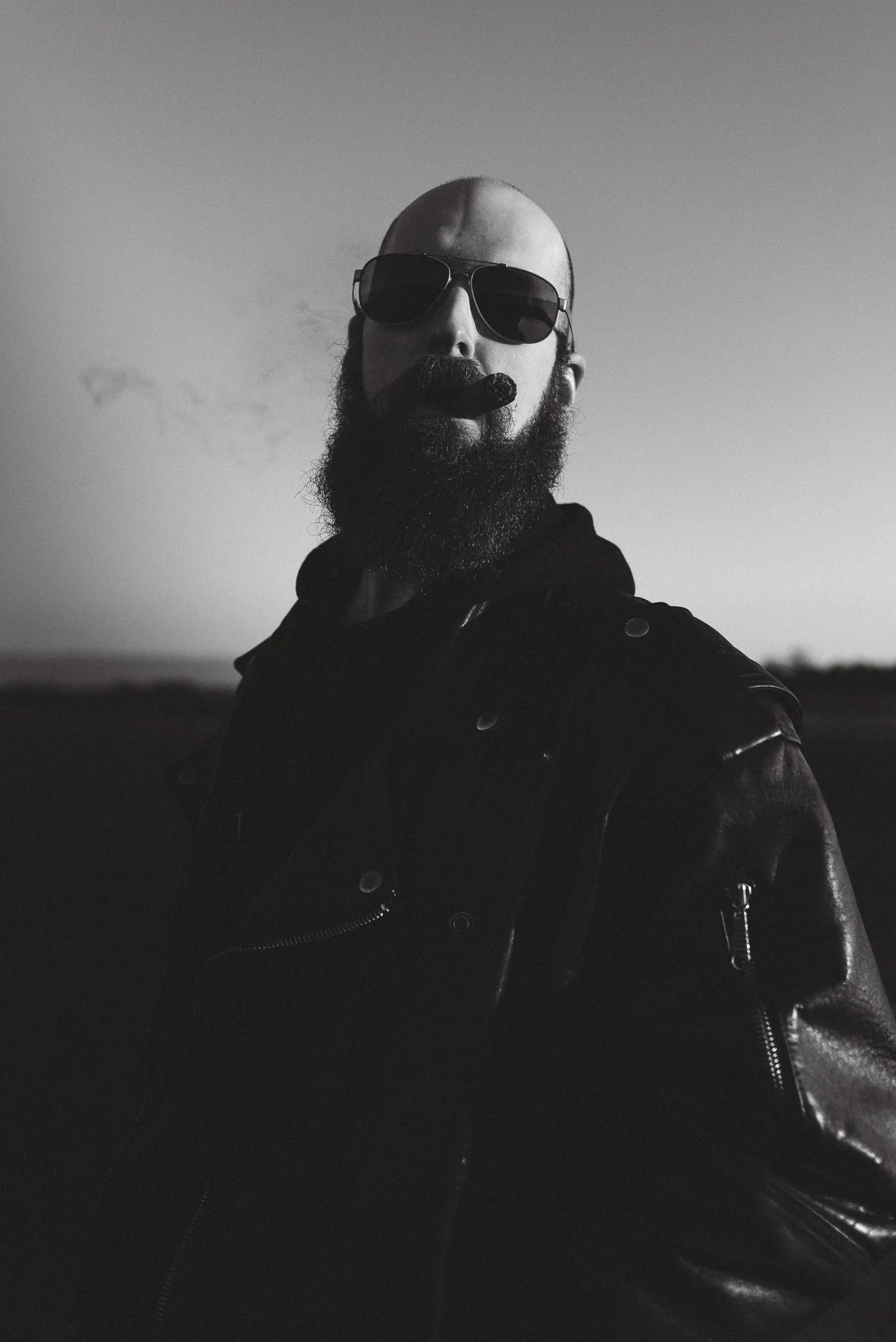 Edvardo black & white portretas