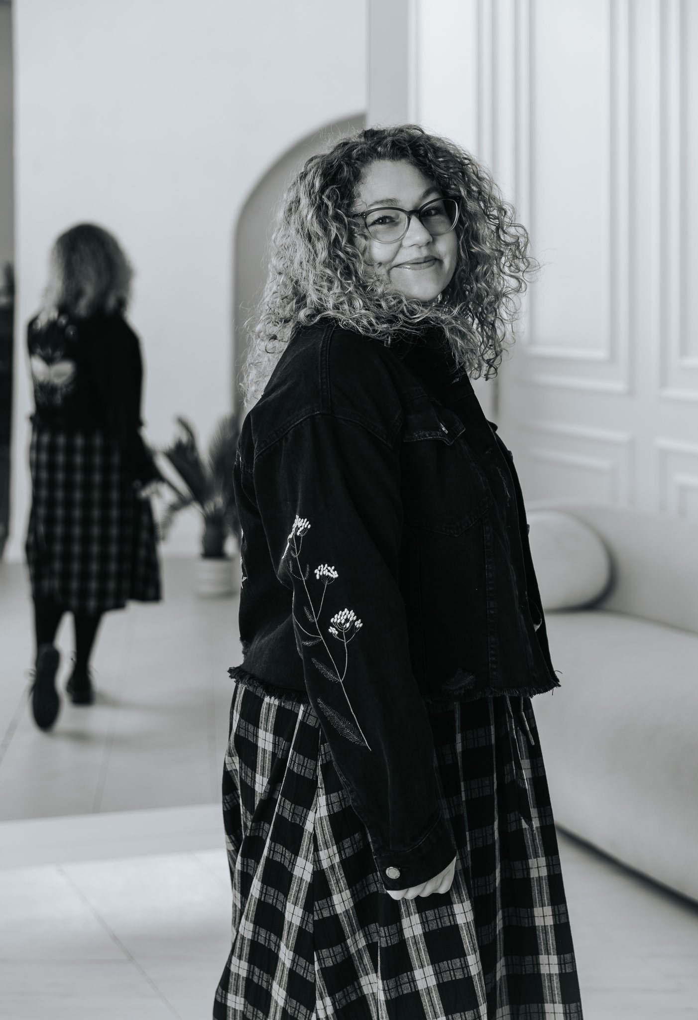 Audronės black & white portretas