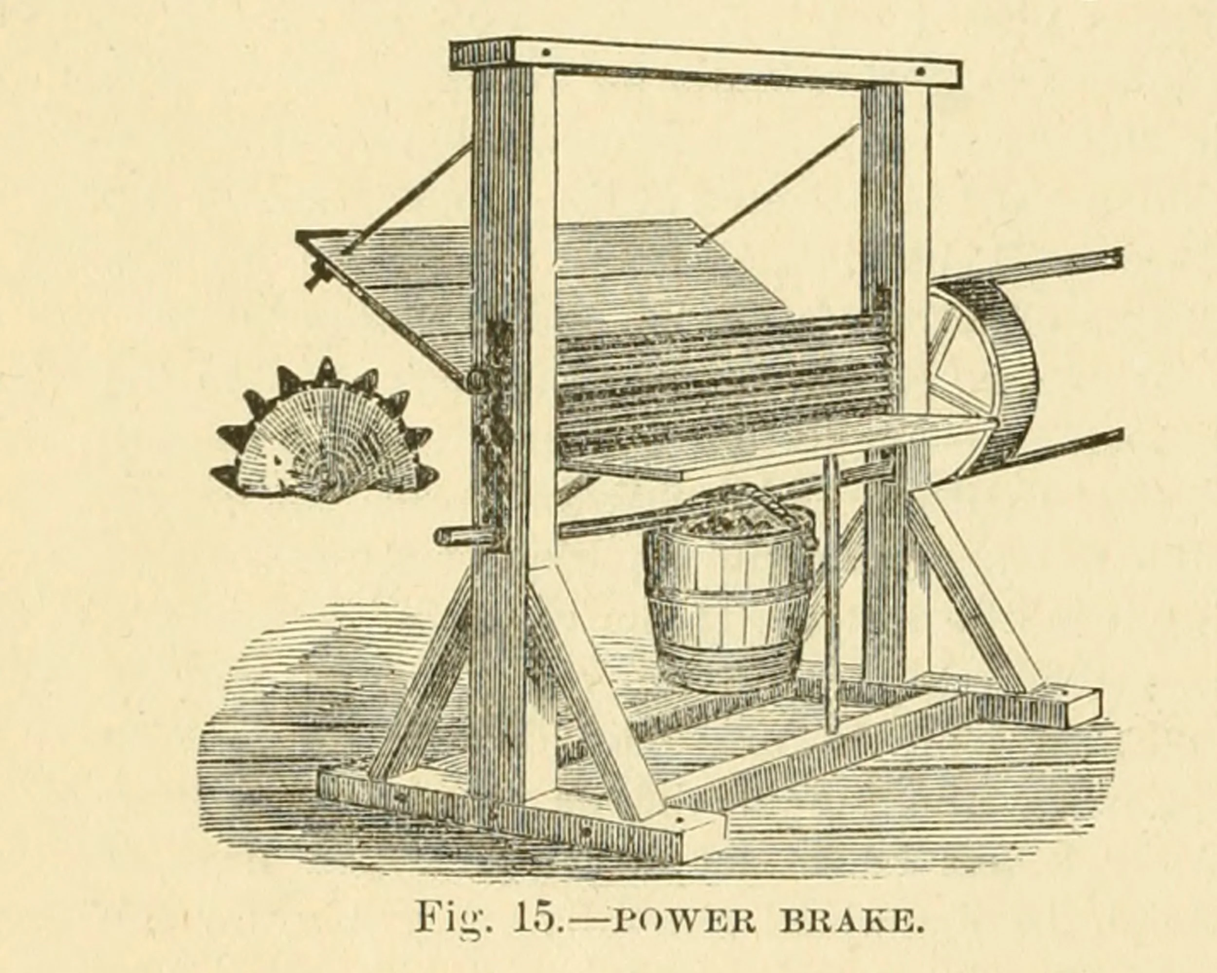 Our Antique Flax Brake