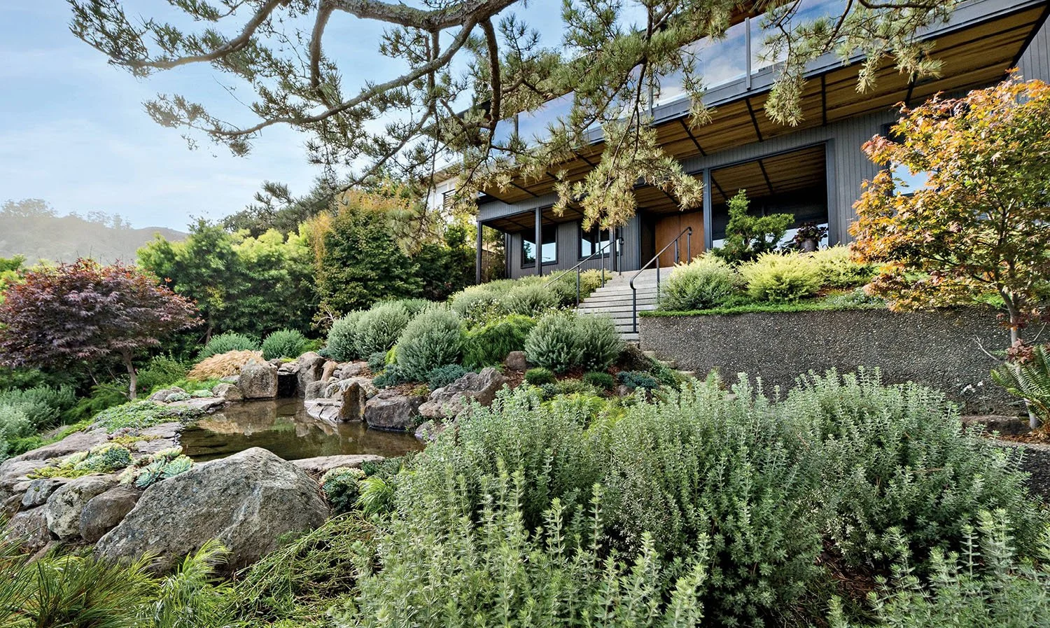 Mid-century home renovation overlooking the Bay in Sausalito