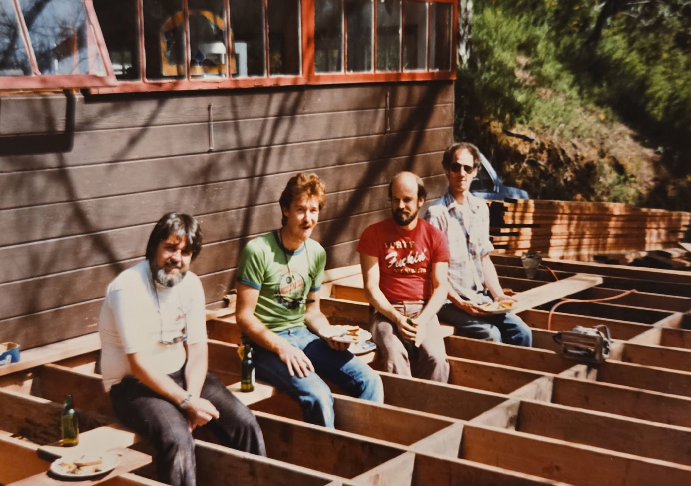 Norman Charles Construction crew framing a custom residential home.
