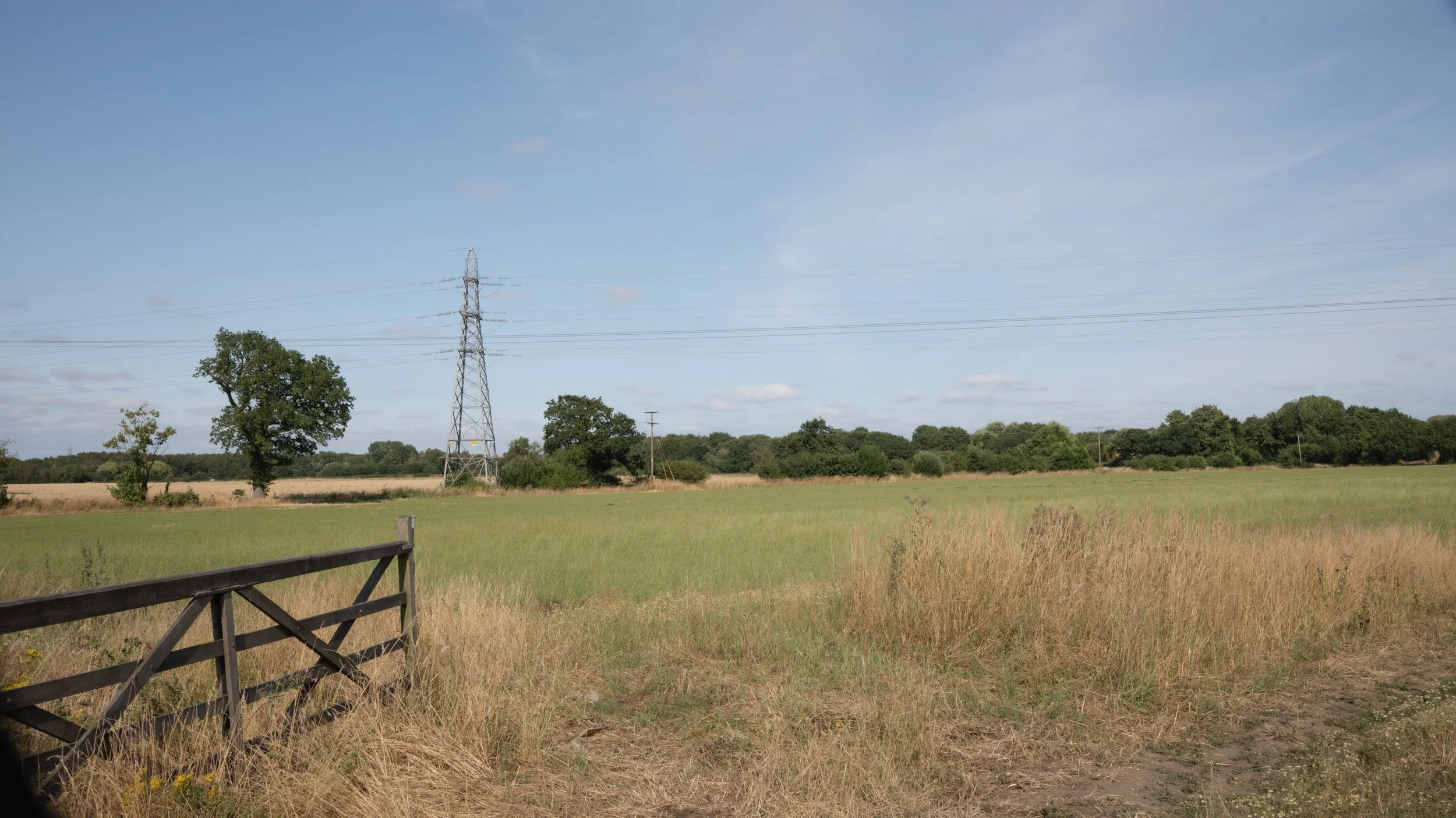 View across the Cheshire countryside surrounding Little River Photography's peaceful studio location.