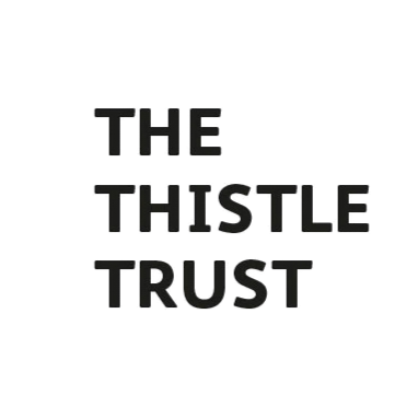 The Thistle Trust logo in black.