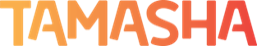 Stylised orange text reading 'Tamasha'
