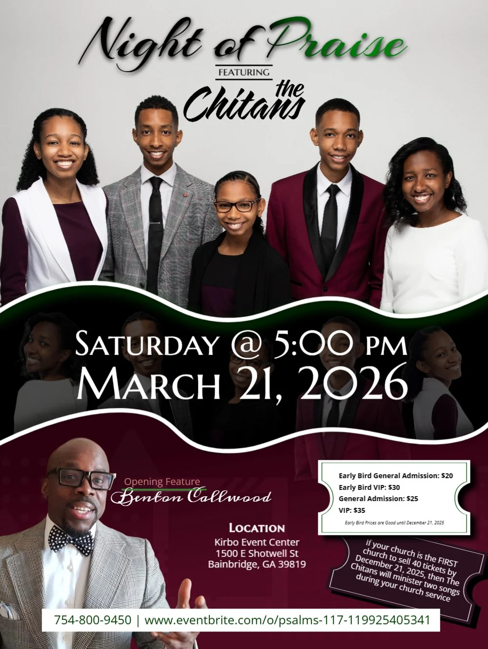 Special Guest Benton Callwood