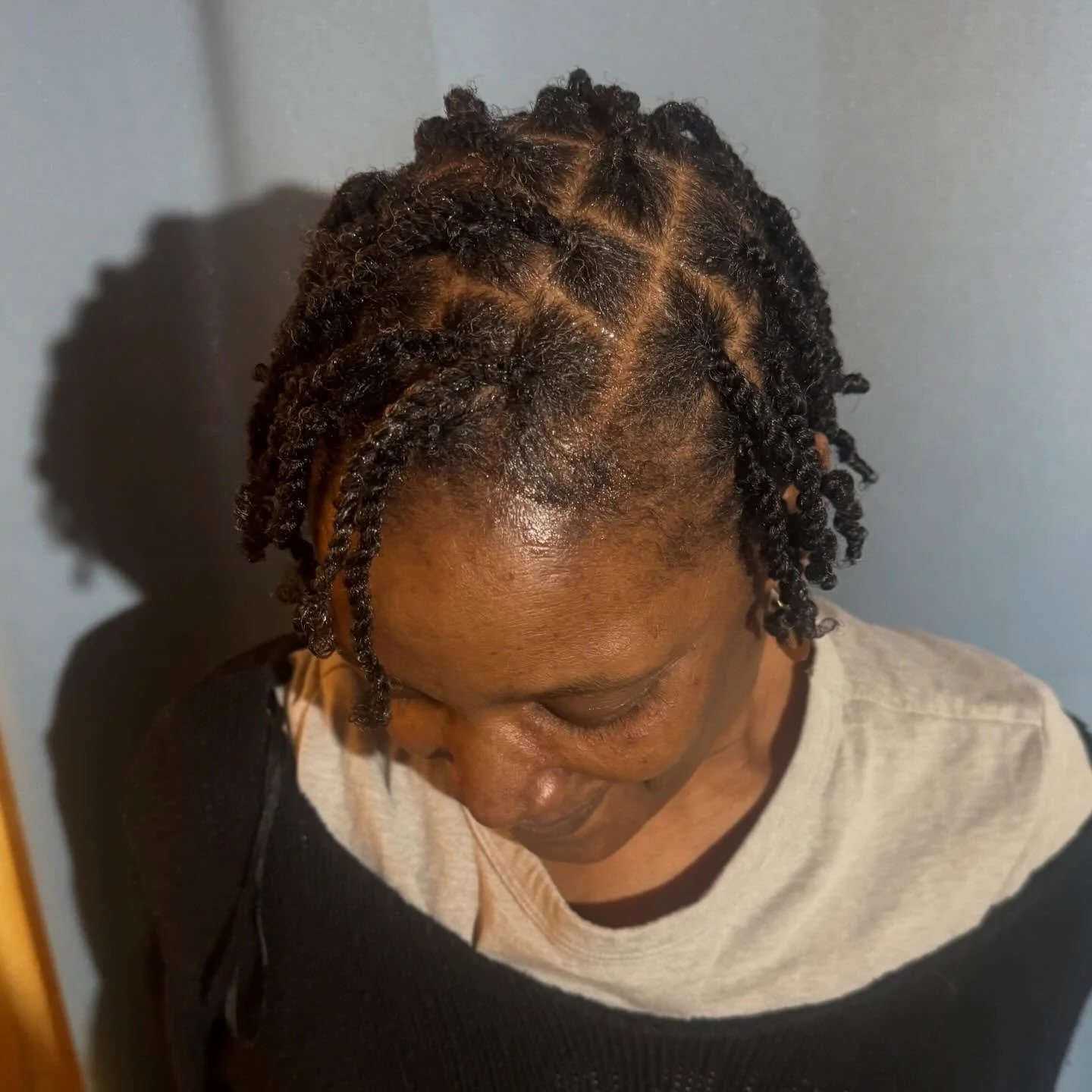 Part 2 for the Don Dynasty. Mama D was the sweetest and funnest client yet. So much laughter was shared and she is absolutely gorgeous. Under 2 hours on 4b/c hair #hair #twist #curly #curlygirlmethod #blackexcellence