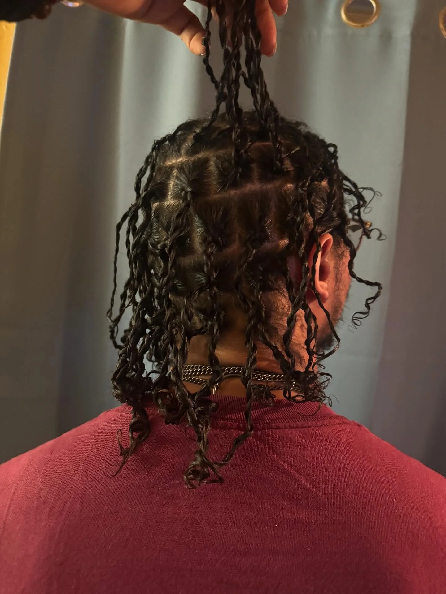 Twists done on 3a/b hair. Took under 2 hours was a pleasure to do. @unrequited594 Part 1 of the Don Dynasty #hair #twist #curly #curlygirlmethod #blackexcellence