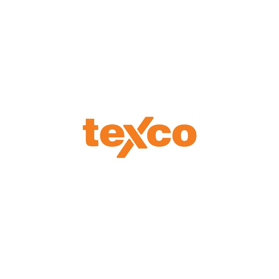 Texaco logo with orange text and a diagonal slash in the middle on a white background.