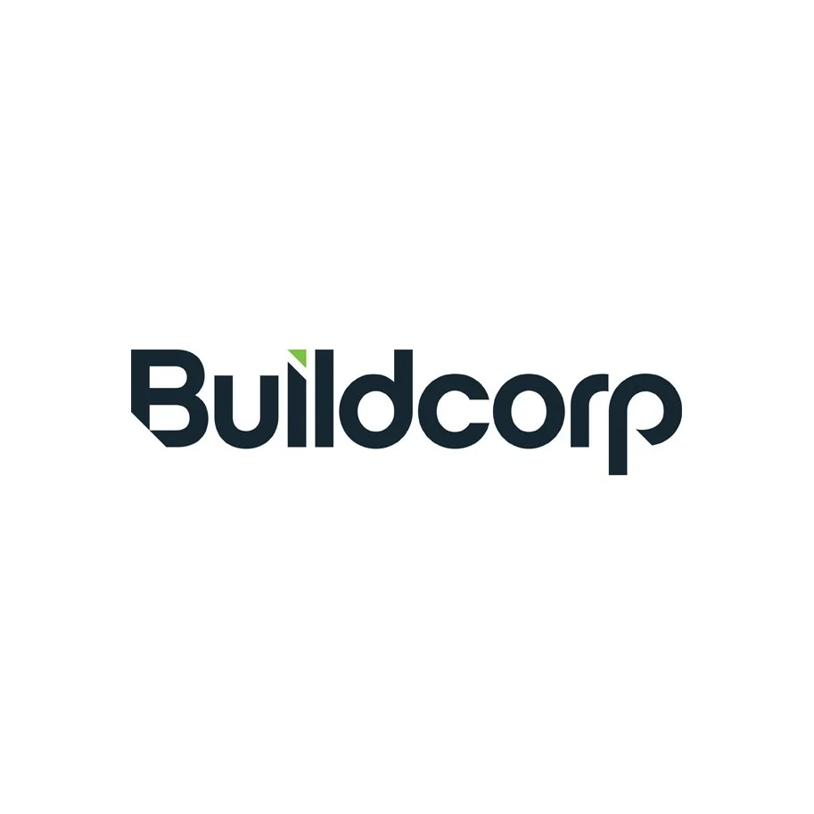 Buildcorp logo on a white background.