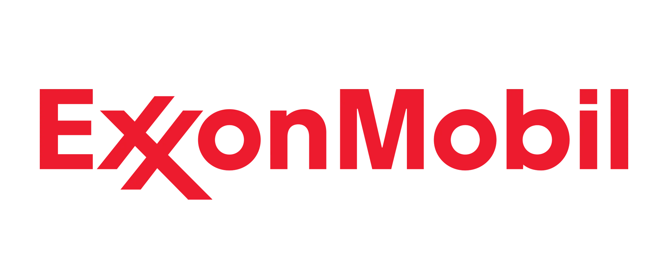 ExxonMobil logo in red and black
