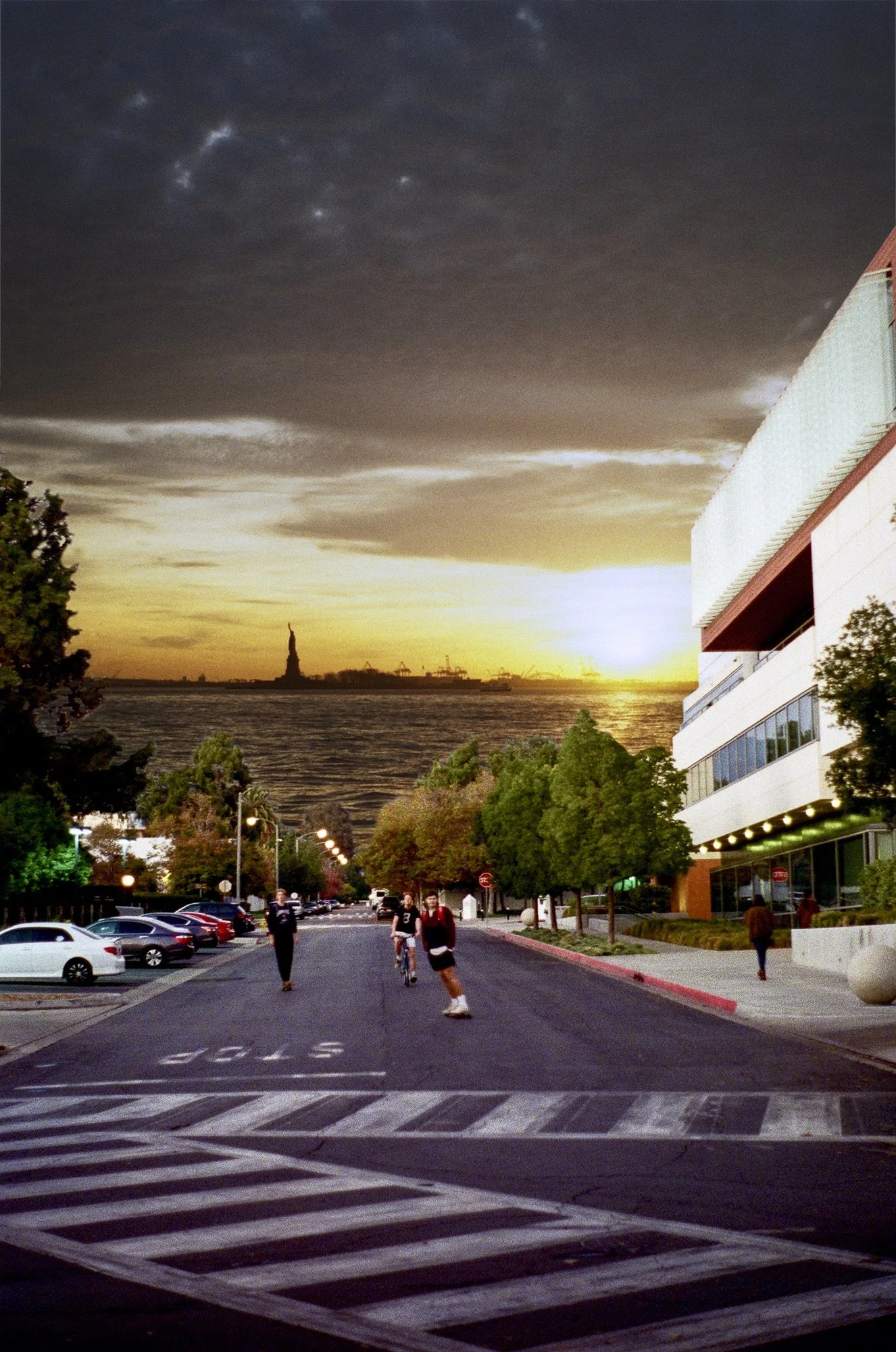 Skating to Ellis Island
