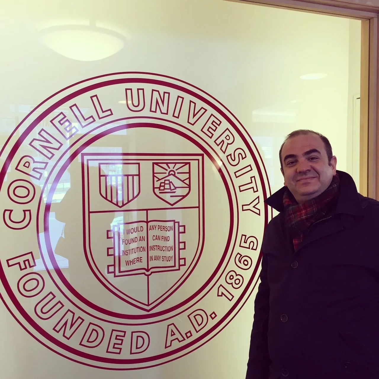 Ahmet Can Yesildag, founder of Orophile Journeys, at Cornell University