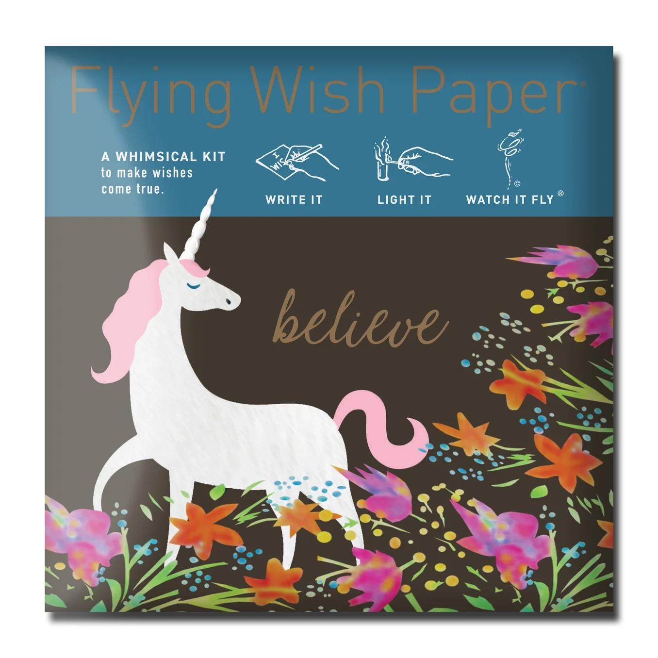 Unicorn Wishing Kit™ — Wish Paper Holiday Gift — 15 Sheets