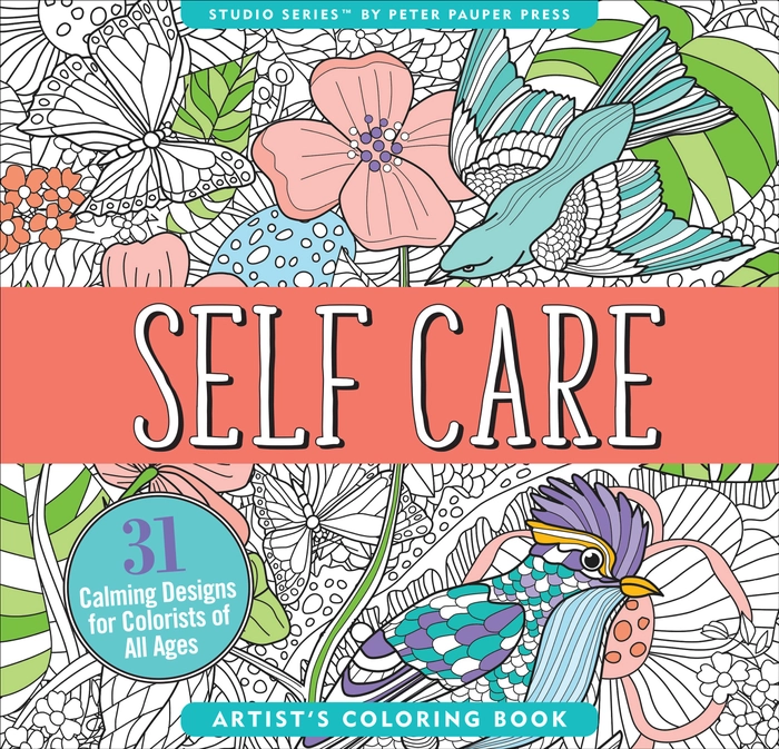 Self Care Artist's Coloring Book | 31 Affirmation Designs