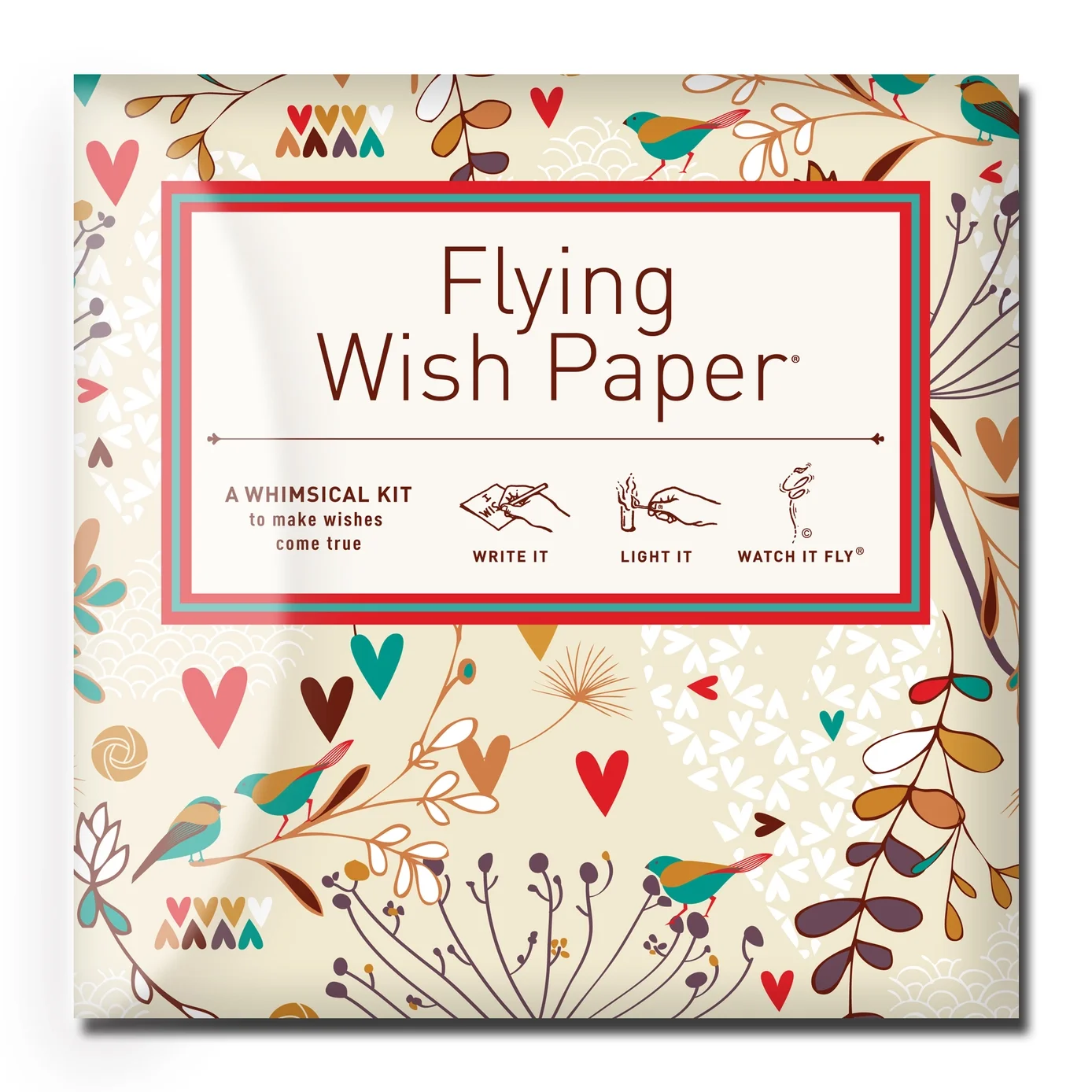 Lovebirds Mini Wishing Kit — Valentine Gift — 15 Sheets