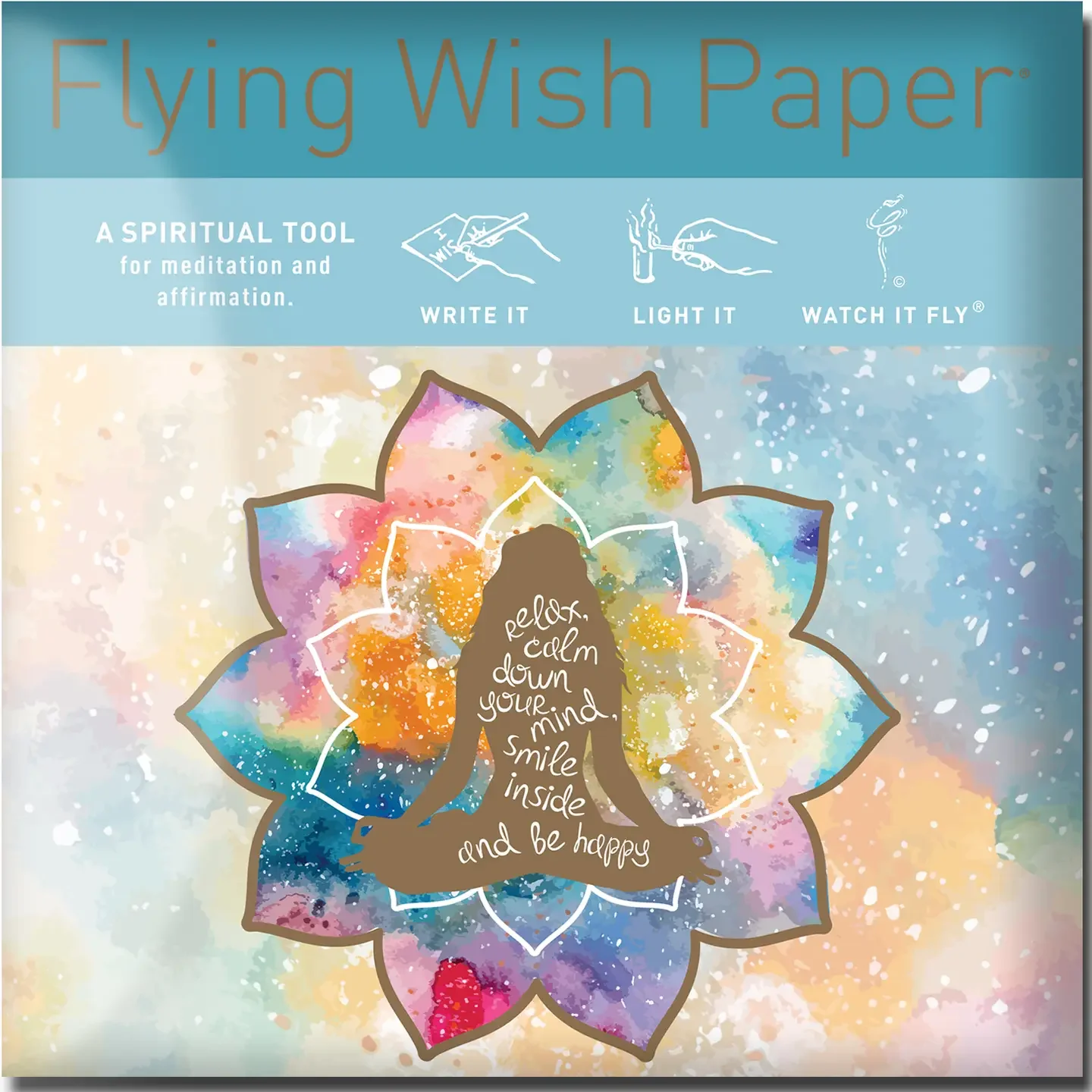 Mindful Wish Paper Kit — Mindfulness & Manifestation Gift — 15 Sheets