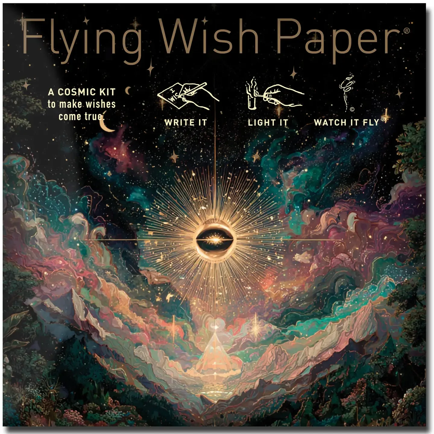 Celestial Wish Kit — Manifestation & Astrology Gift — 15 Sheets