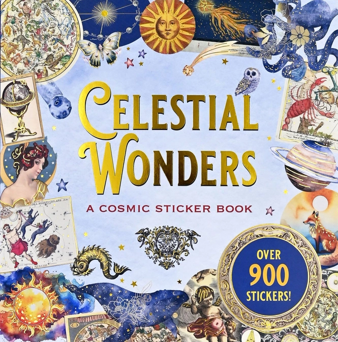 Celestial Wonders Sticker Book | 900+ Stickers | 50 Pages