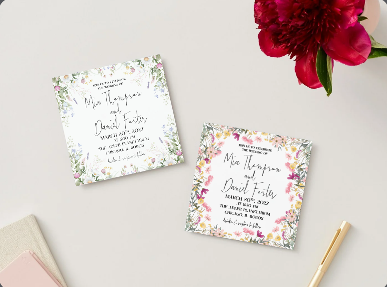 Invitation-Fancy Florals
