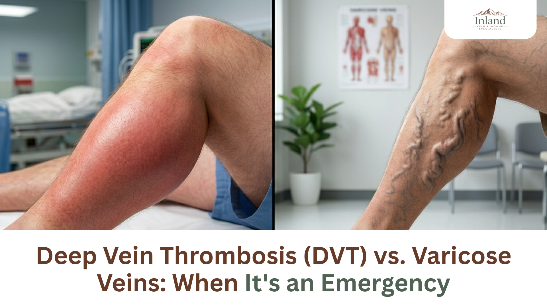 Deep Vein Thrombosis (DVT) vs. Varicose Veins: When It’s an Emergency