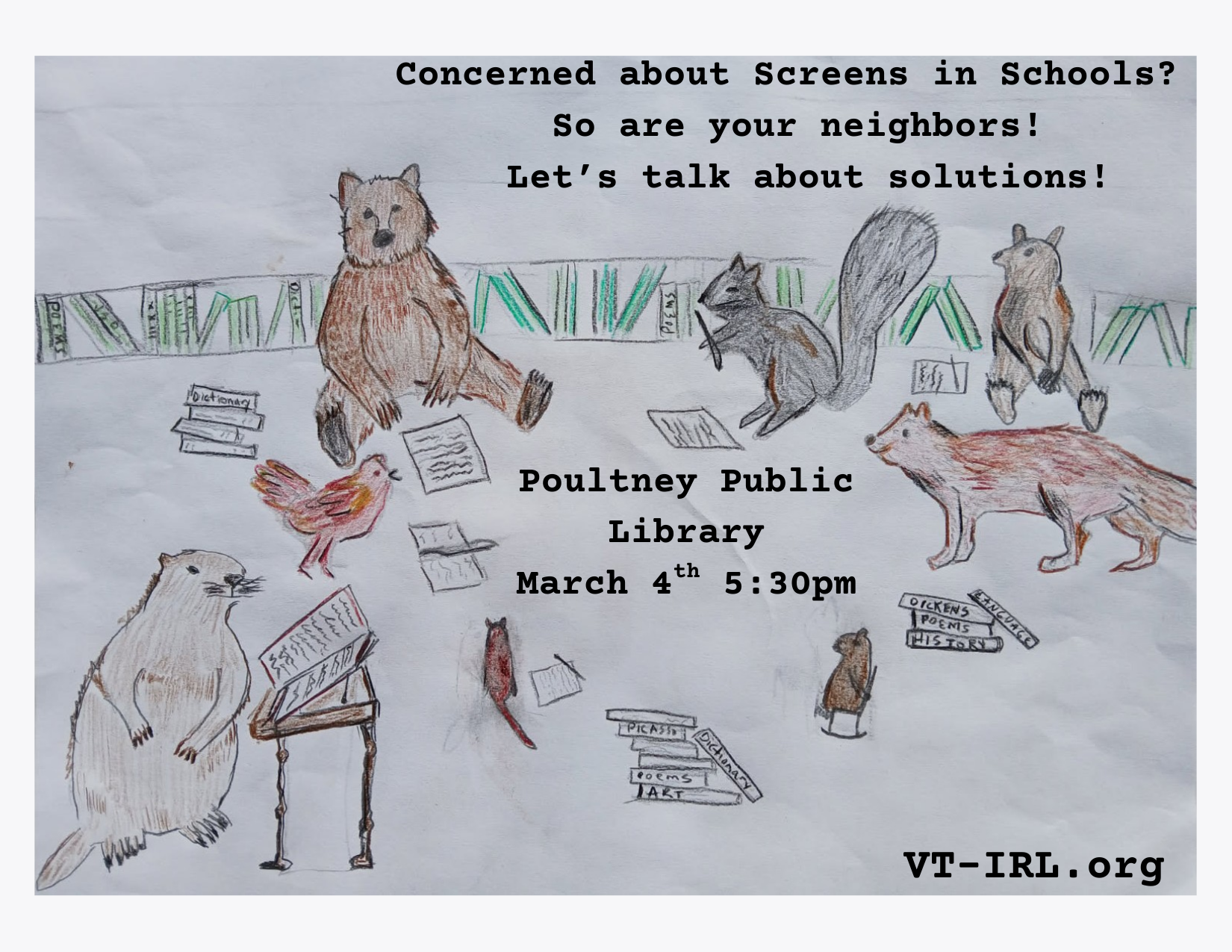 Poultney Library Community Meeting