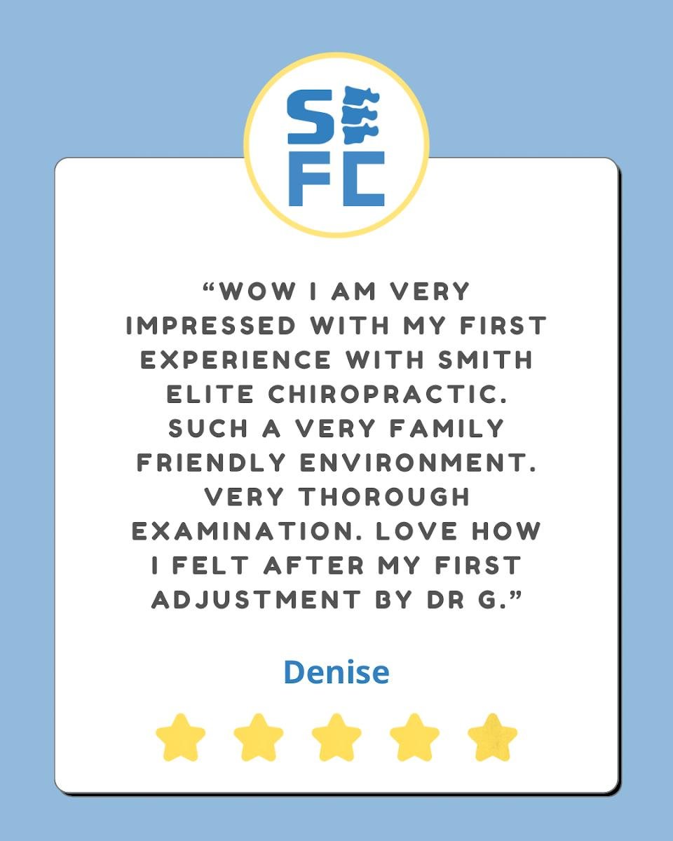 Five-star review from Denise about sciatica treatment results