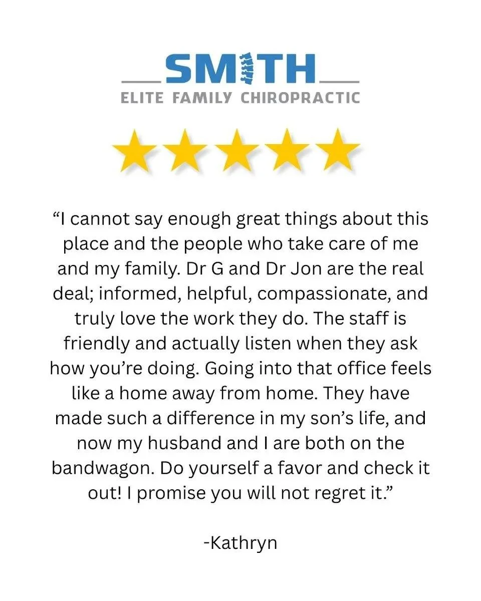 Five-star review from Kathryn about sports injury family treatment