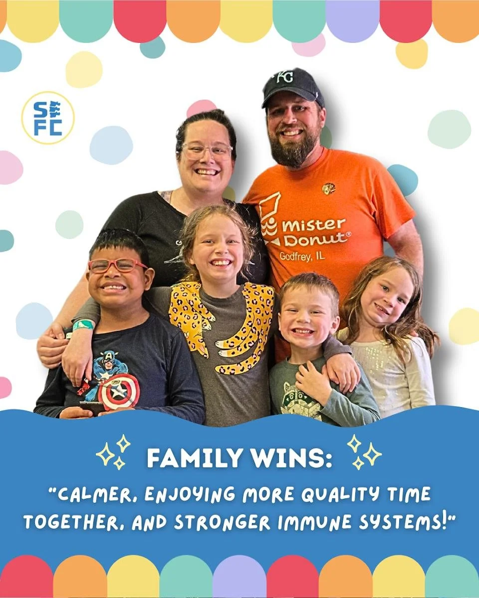 Family Wins testimonial about calmer quality time for Smithville families