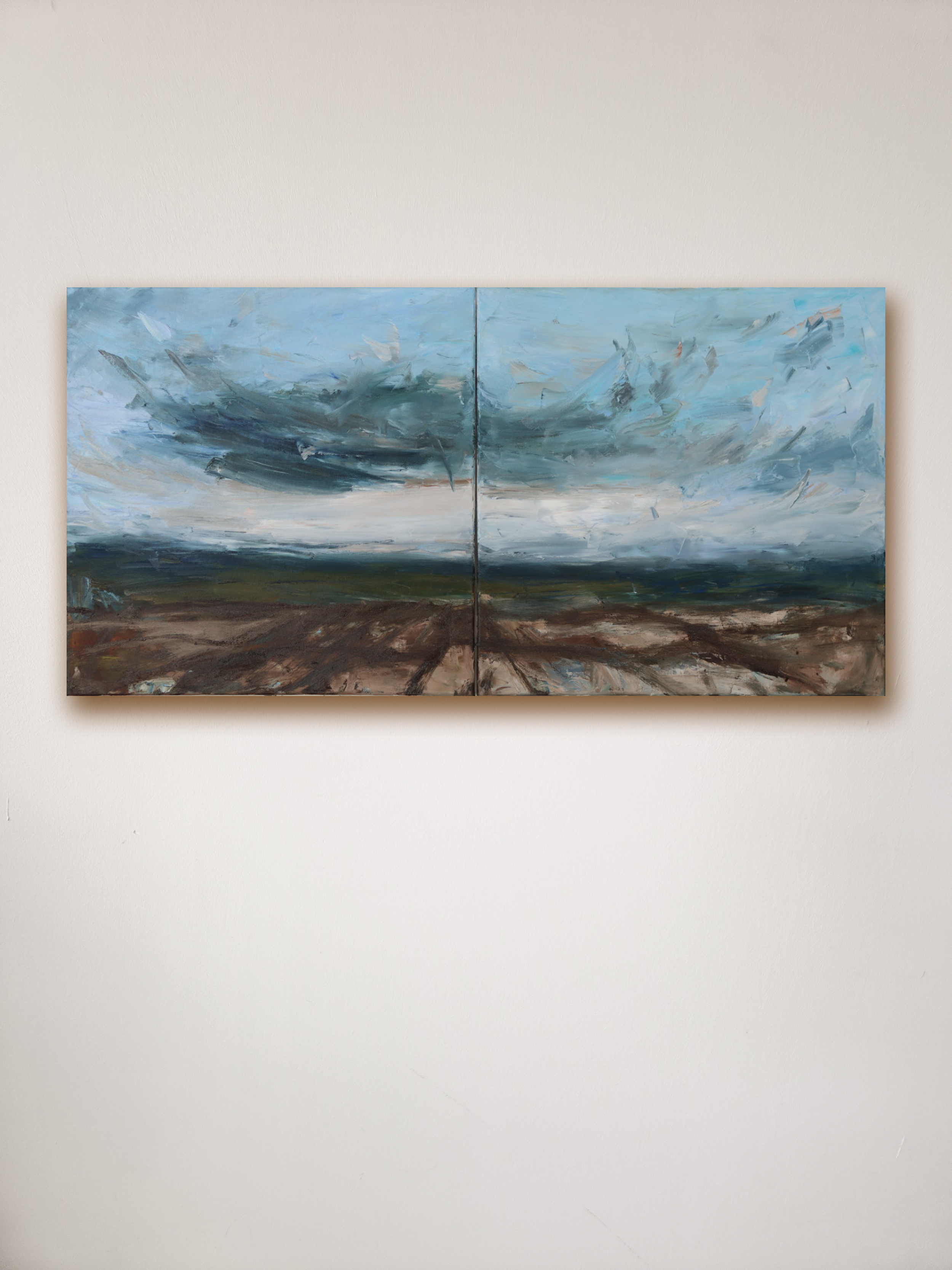 The Sky Opened Before Us (Diptych)
