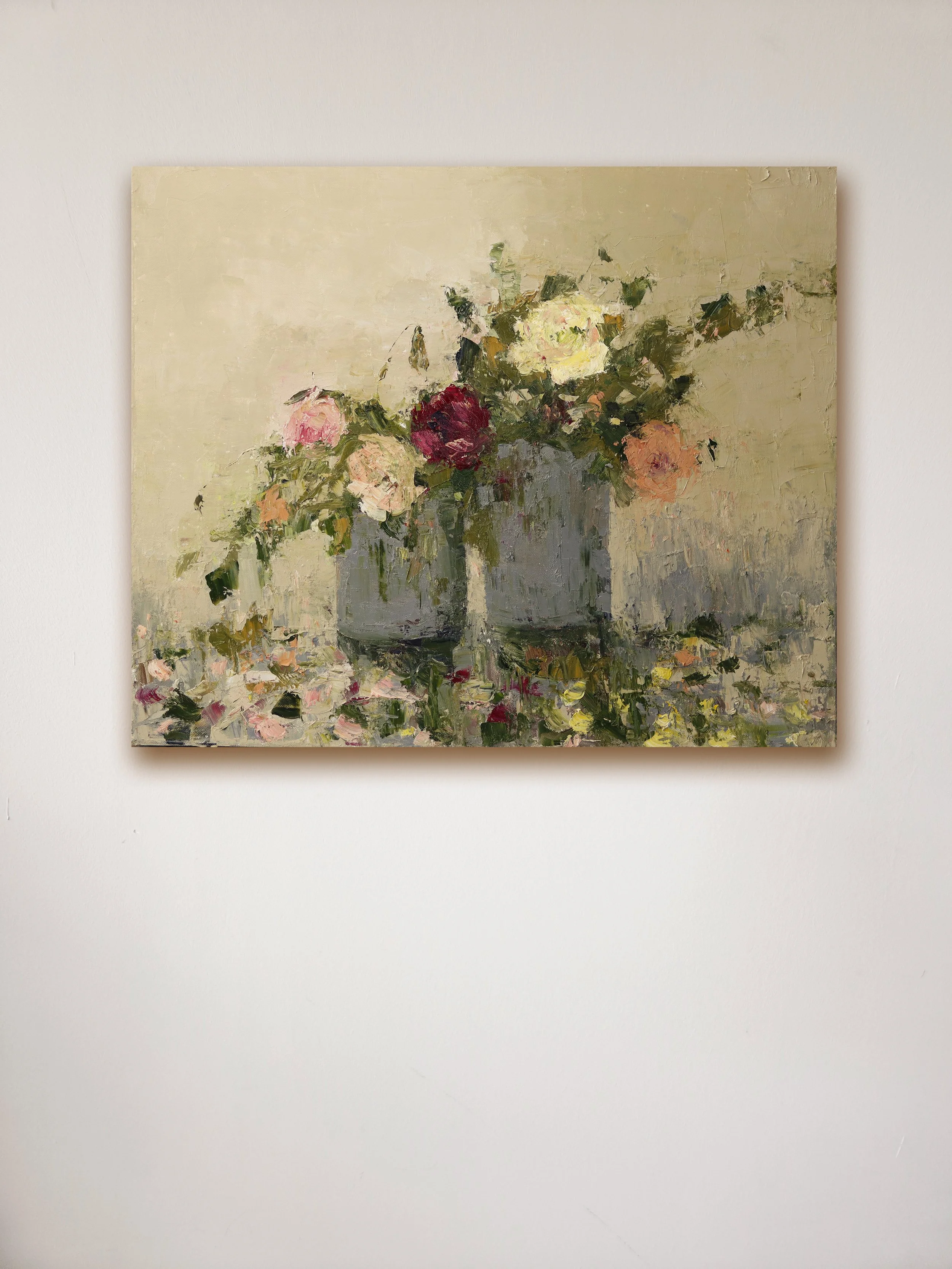 Flowers on the Table oil on canvas 50 x 60cm £2200 on wall.jpg