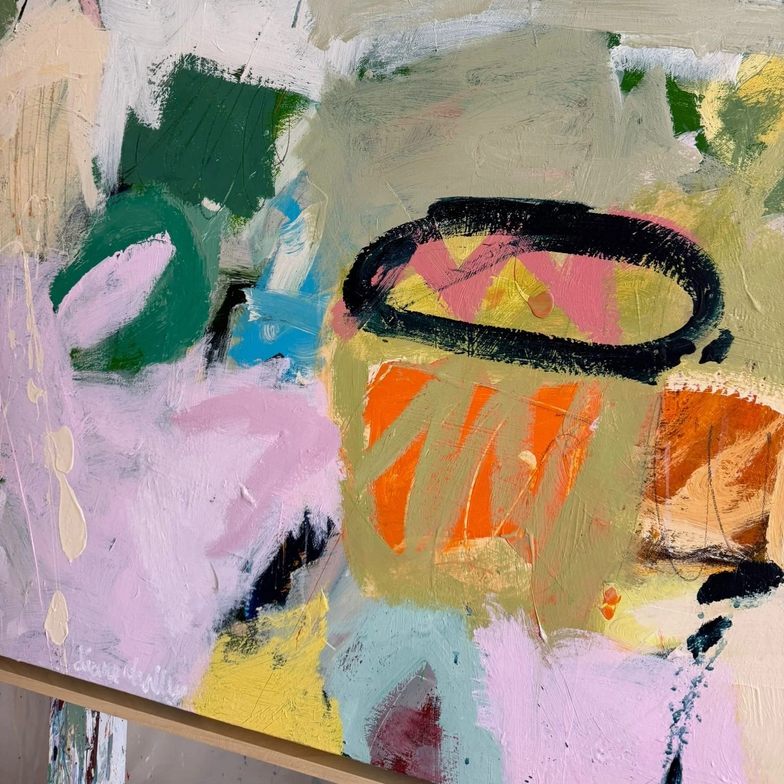 Come Into The Garden 100x100cm Diane Whalley (6).JPG