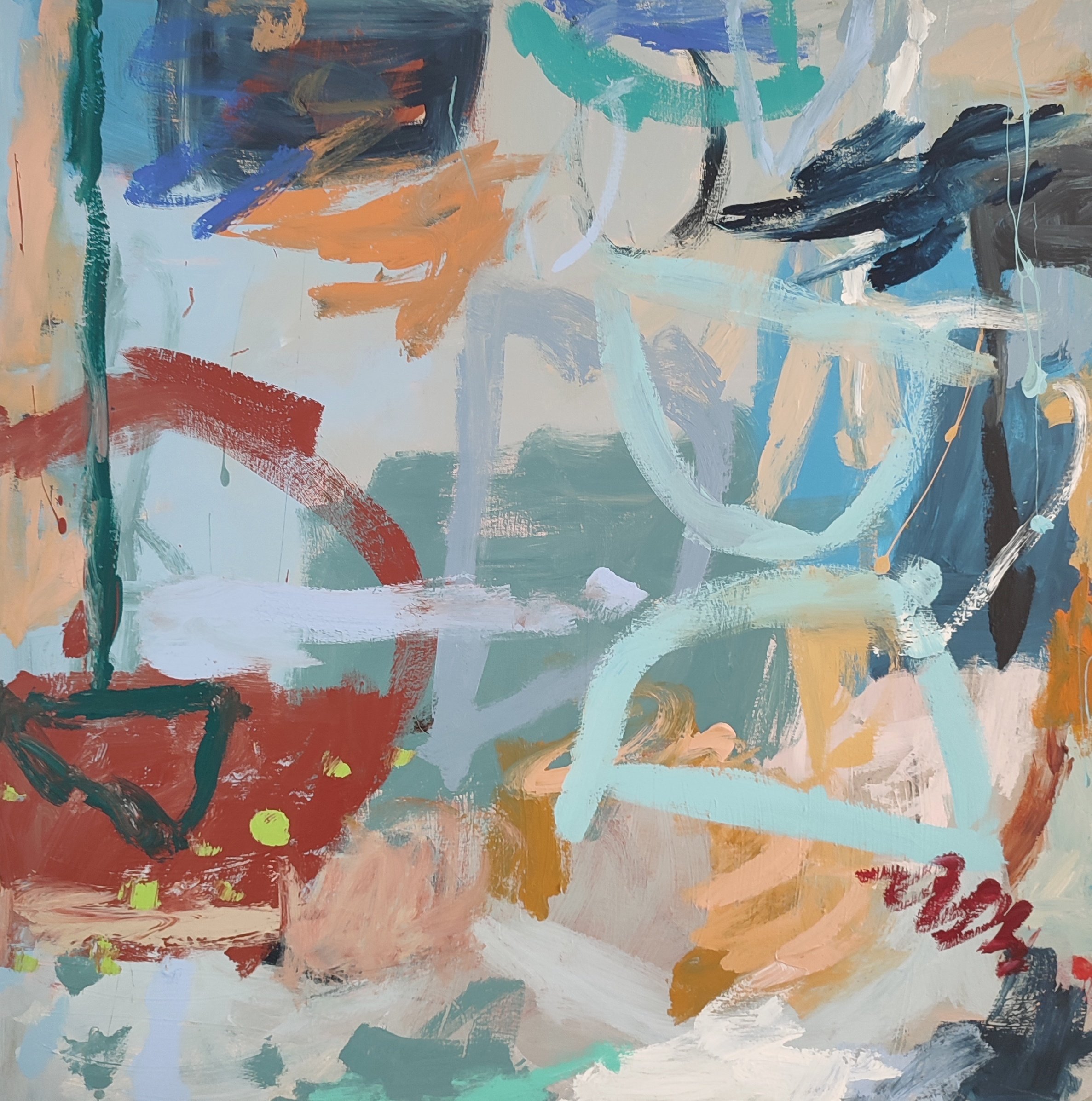 One of the Best Days 100x100cm Diane Whalley (1).jpeg