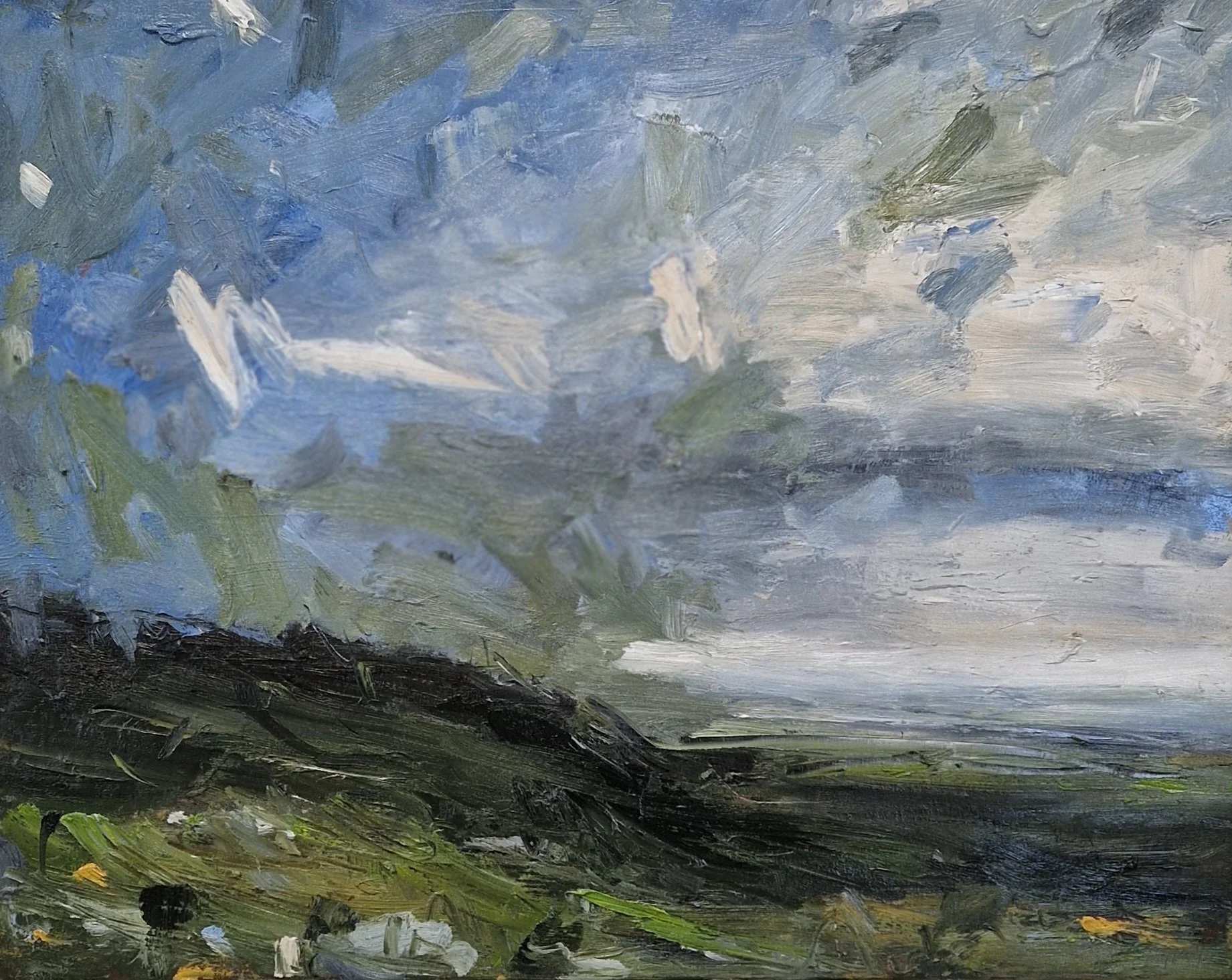 Up High Racing Clouds, Cornwall oil on canvas 61 x 76cm £2500.jpg
