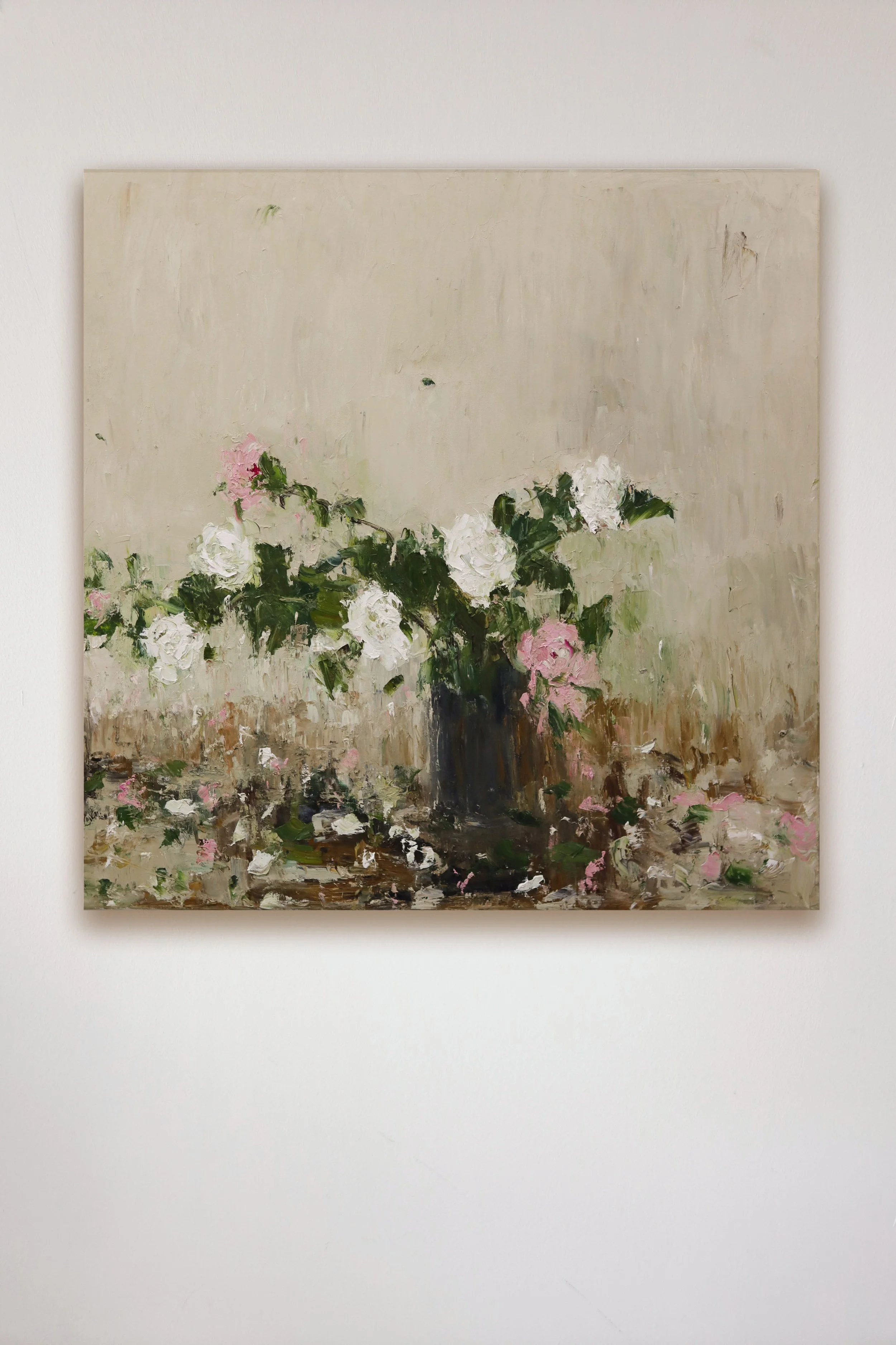 White and Pink Camellias on wall.jpg