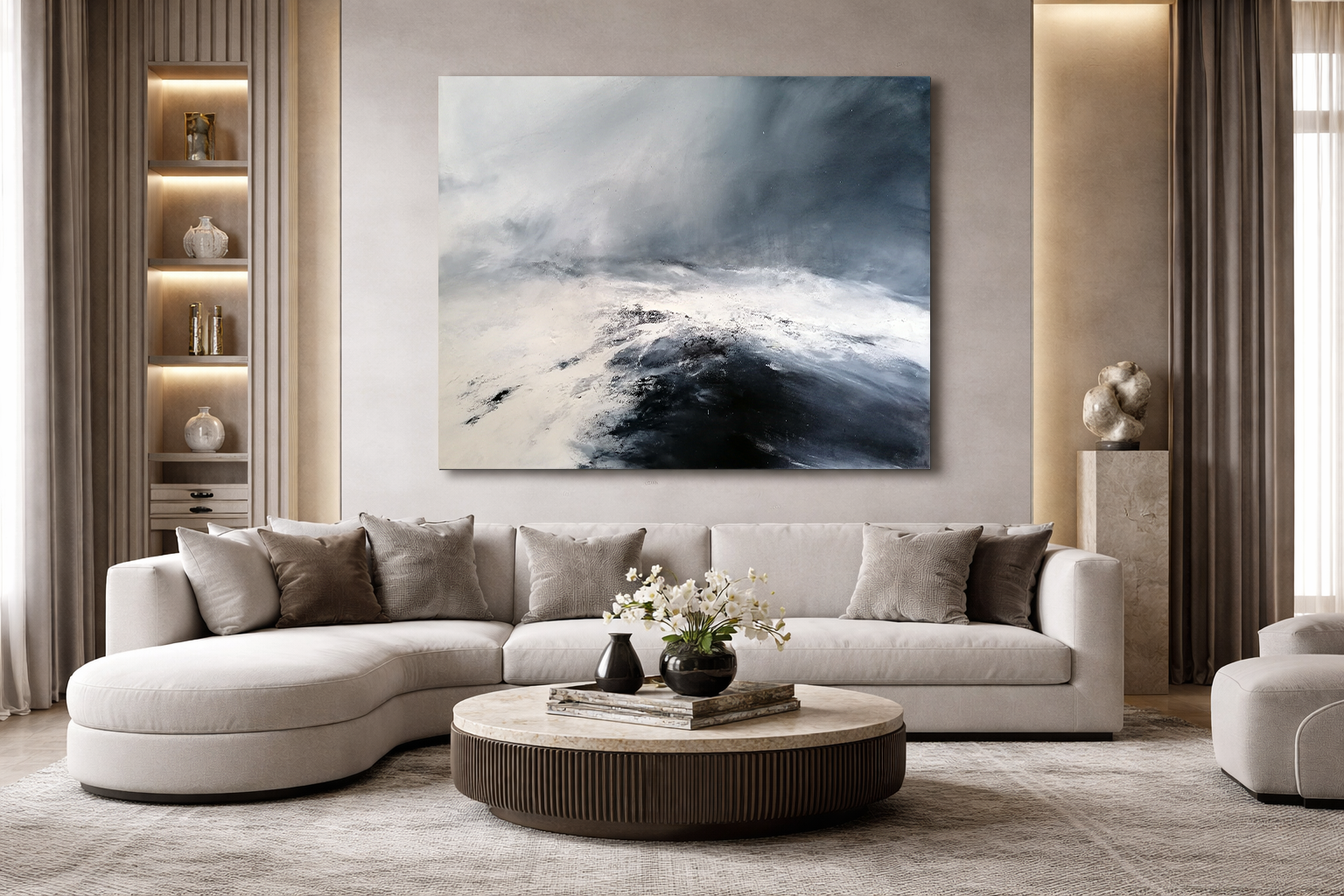 Focal Paintings for Living Rooms: How to Choose Art That Holds a Space