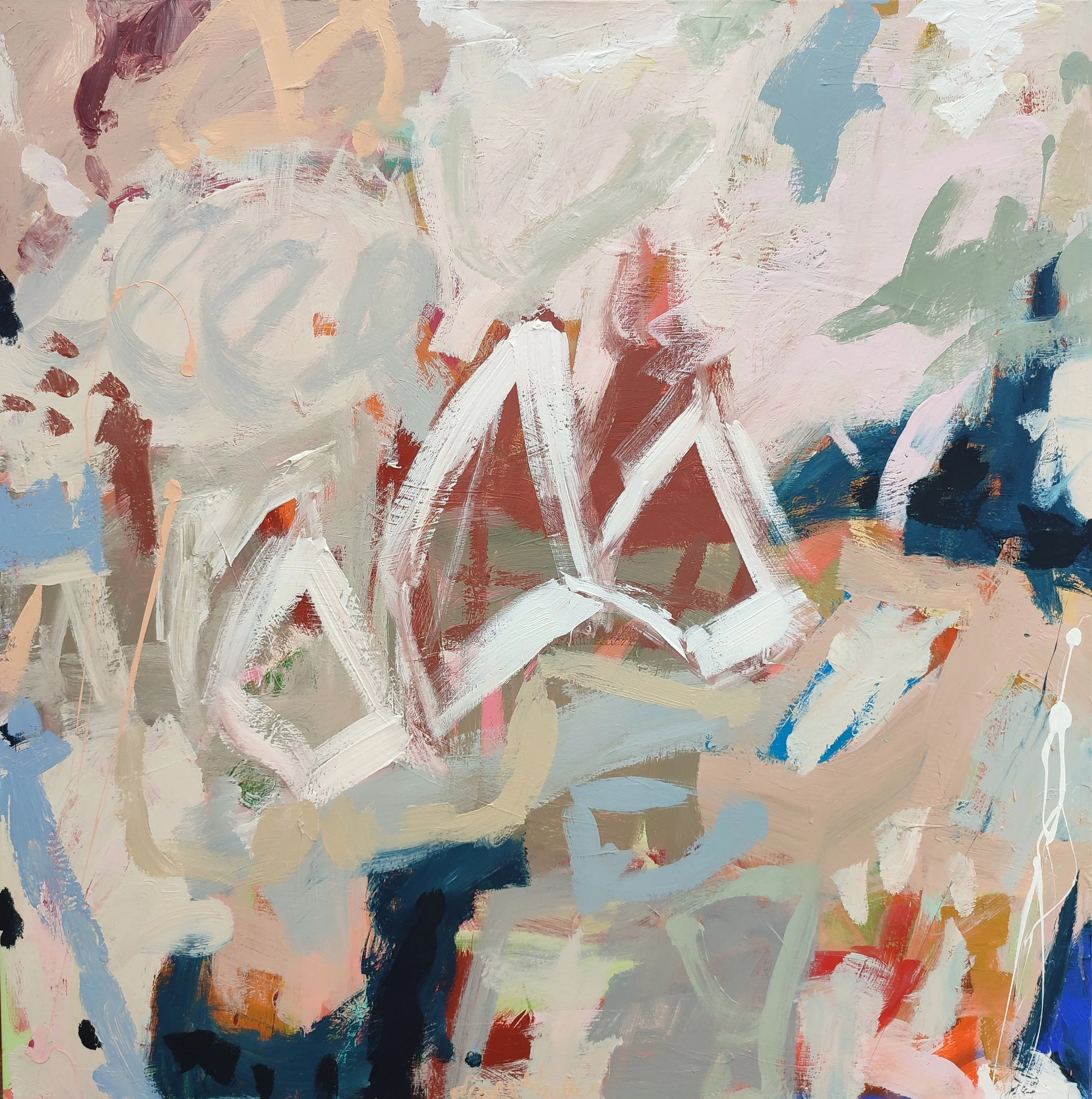 Happy To Be There 100x100cm Diane Whalley (1).jpeg