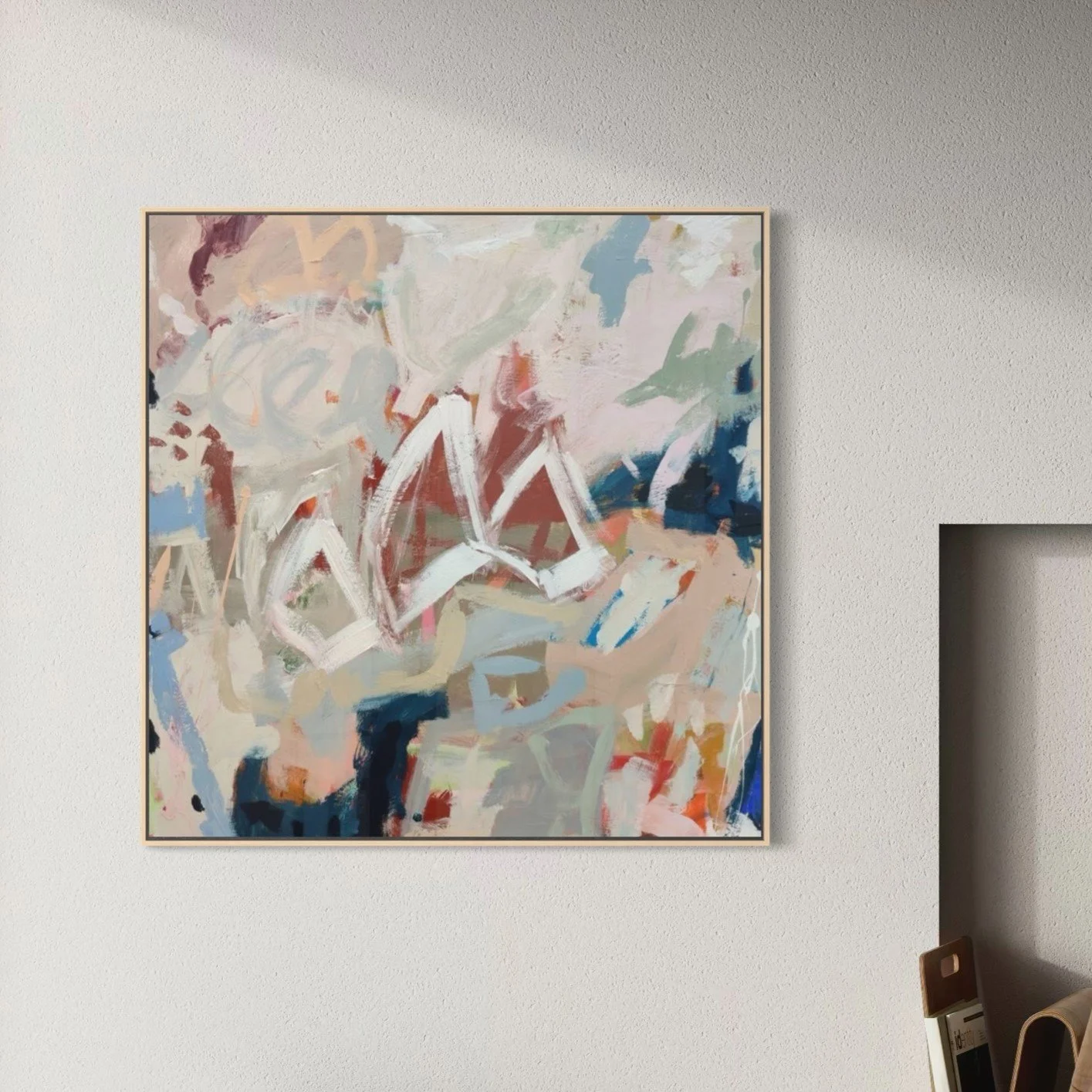 Happy To Be There 100x100cm Diane Whalley (3).JPG