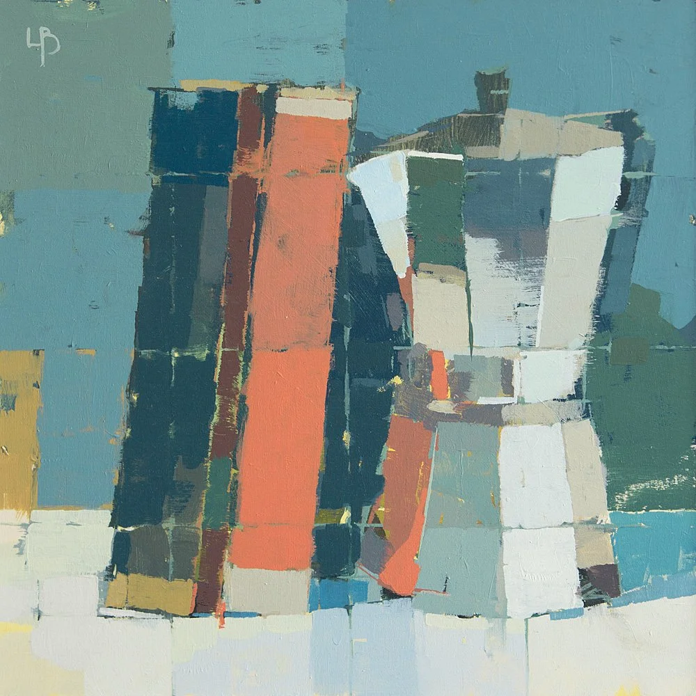 Books with Coffee Pot