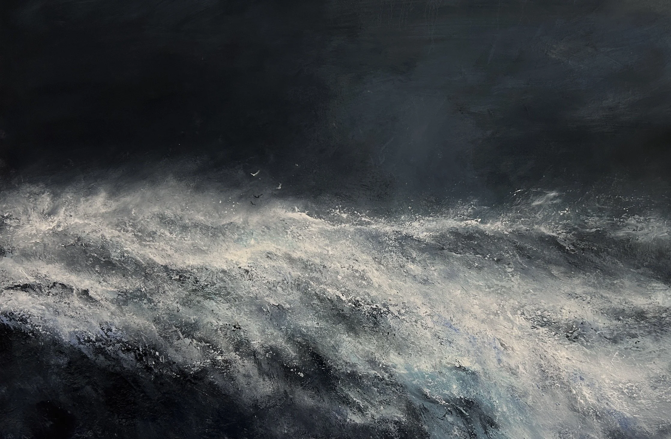 Saatbrak  - Amongst the Villians of Ure   (spray and foam from breaking waves)