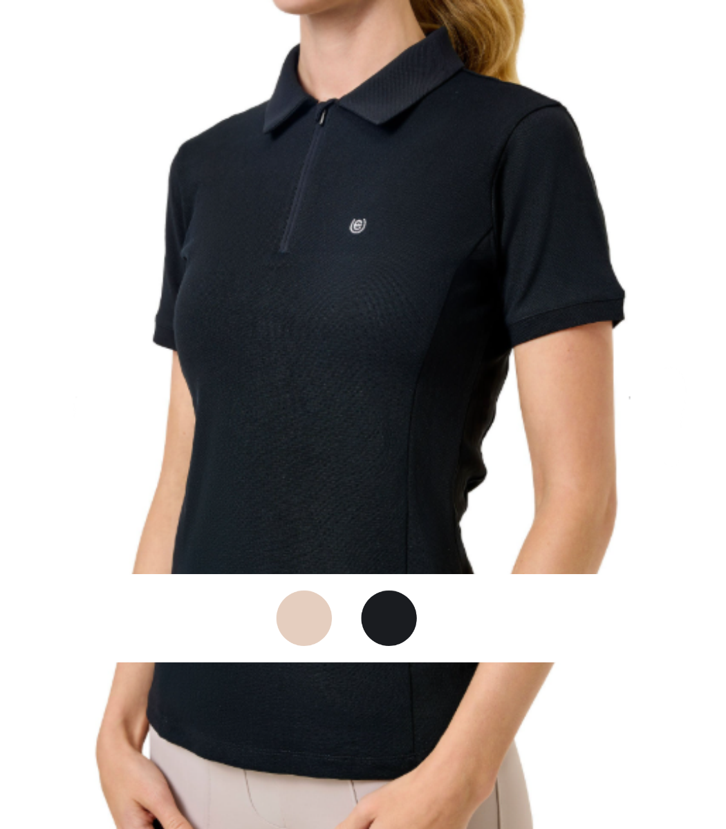 Equestrian Stockholm Polo Zip Shirt