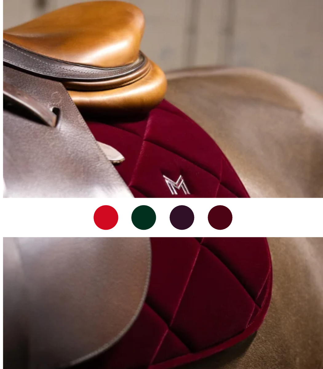 Maximilian Velvet Dressage Saddle Pad