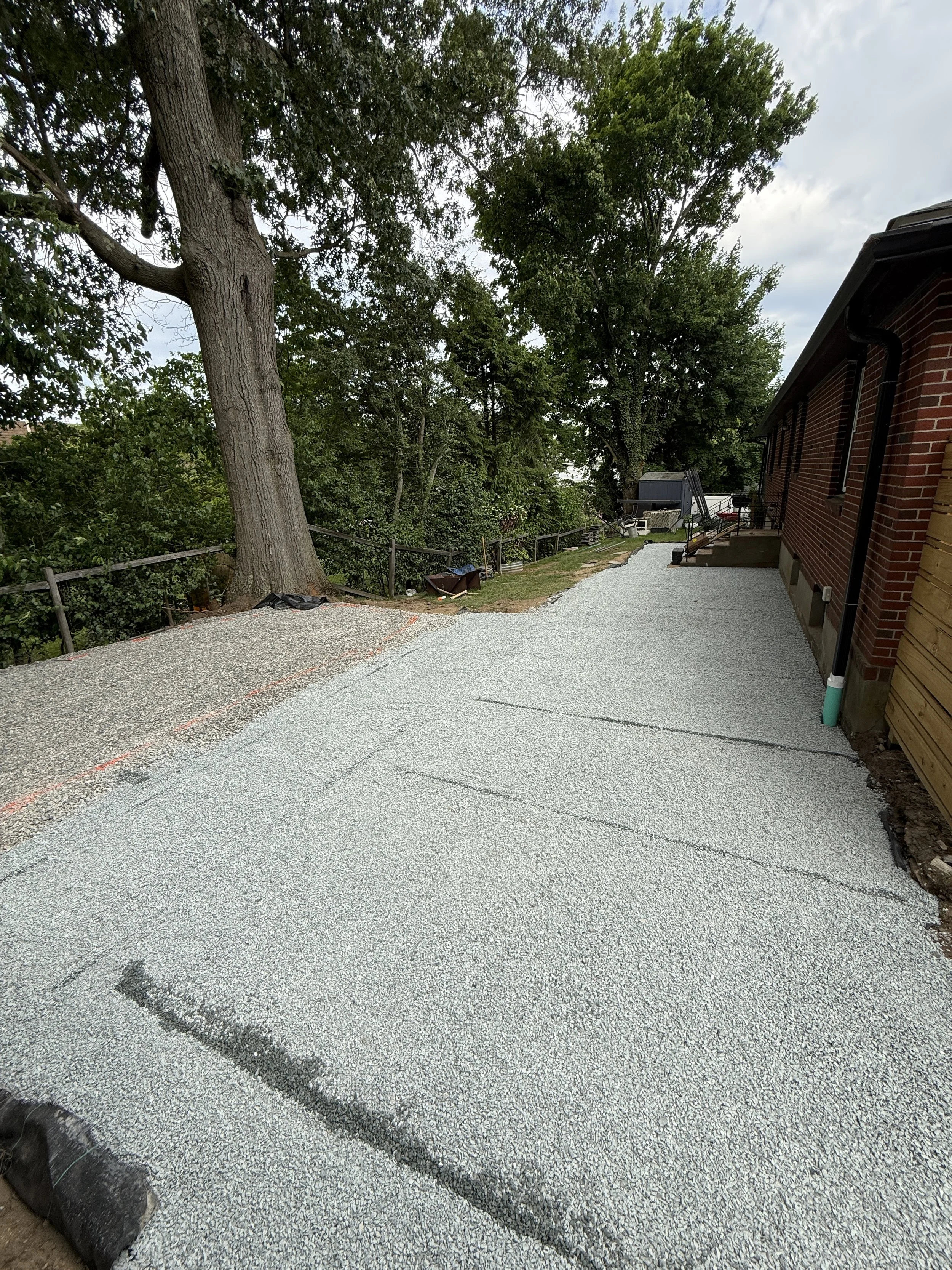 Paver Patio Sitework & Concrete Patio Demo