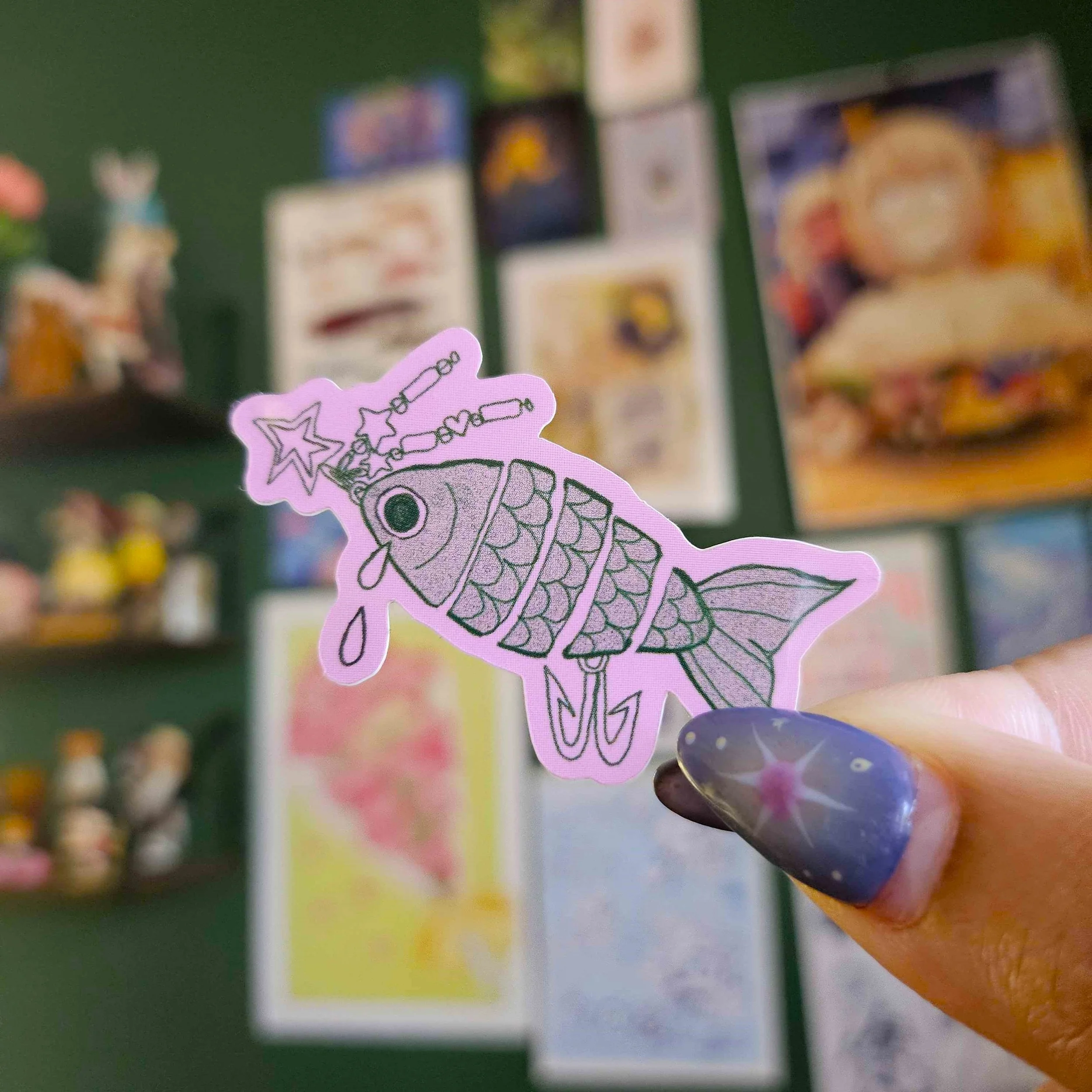 fish lure sticker