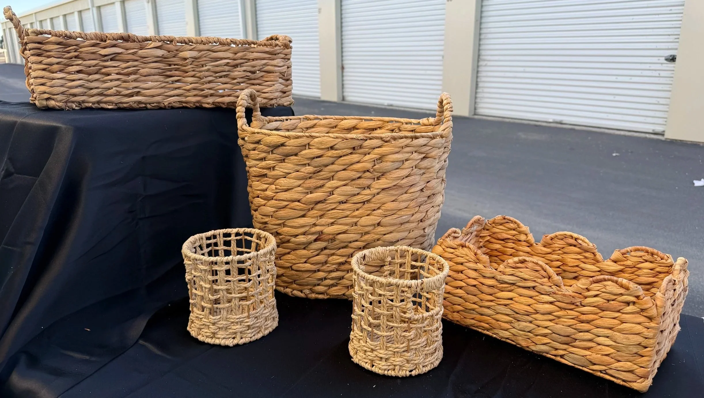 Wicker Baskets & Display Set
Pickup or Delivery — $5 per set

(delivery fee based on mileage)